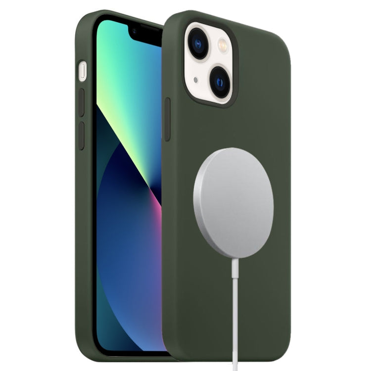 Liquid Silicone Full Coverage MagSafe Phone Case, For iPhone 15 Pro