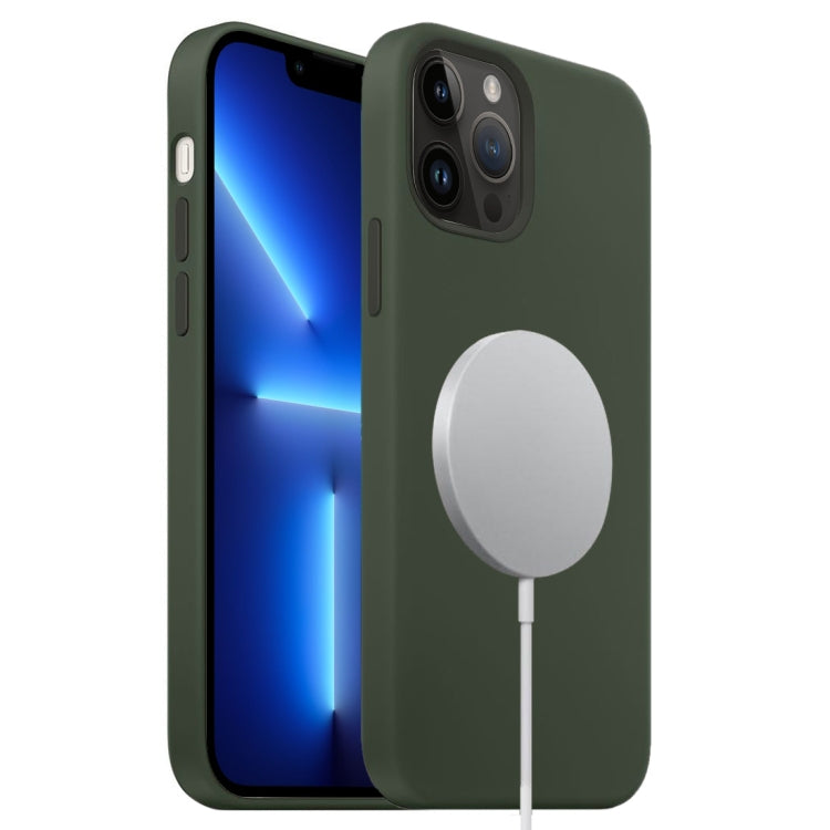 Liquid Silicone Full Coverage MagSafe Phone Case, For iPhone 15 Pro Max