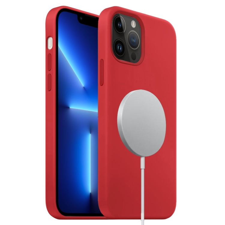 Liquid Silicone Full Coverage MagSafe Phone Case, For iPhone 15 Pro Max