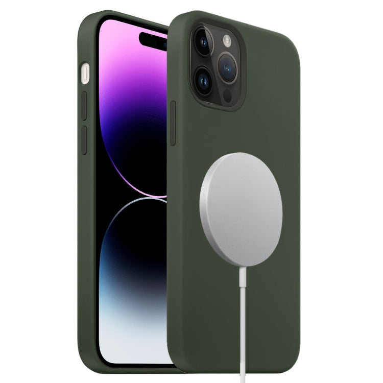 Liquid Silicone Full Coverage MagSafe Phone Case, For iPhone 16 Pro