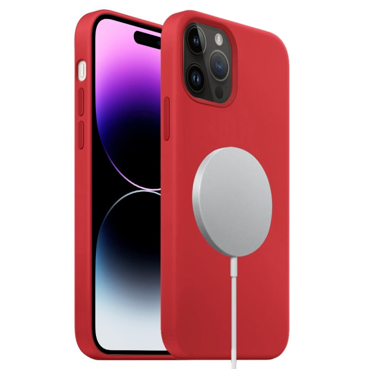 Liquid Silicone Full Coverage MagSafe Phone Case, For iPhone 16 Pro