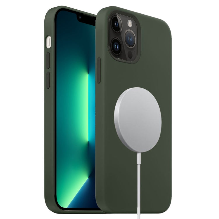 Liquid Silicone Full Coverage MagSafe Phone Case, For iPhone 15 Pro Max