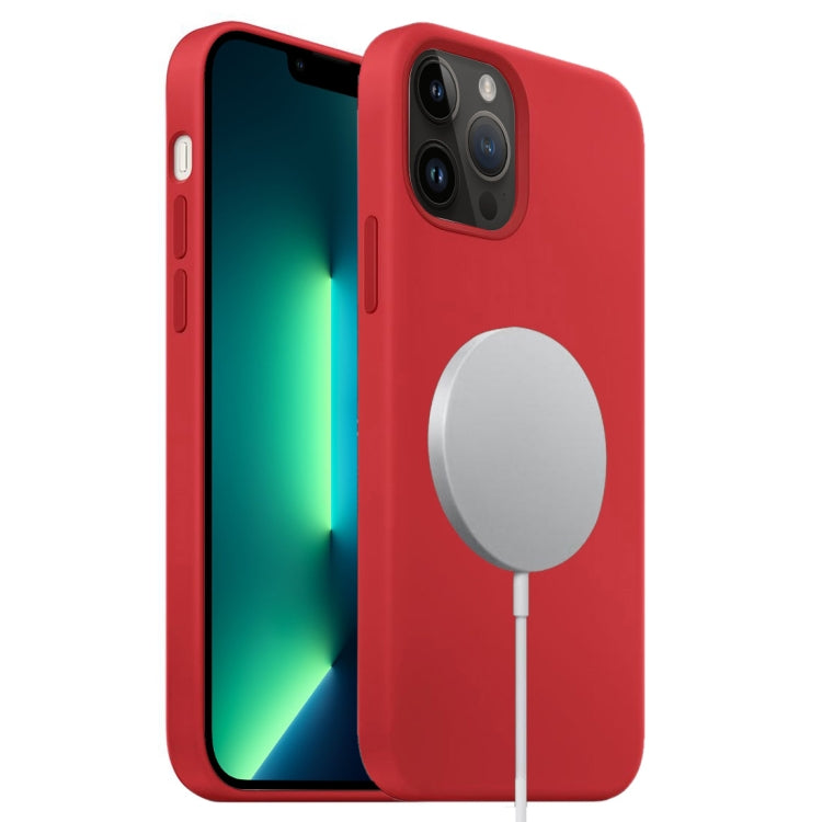 Liquid Silicone Full Coverage MagSafe Phone Case, For iPhone 15 Pro Max