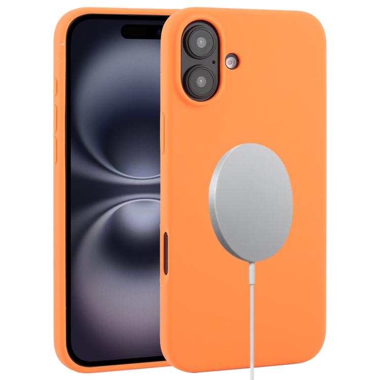 Liquid Silicone Full Coverage MagSafe Phone Case, For iPhone 16 Pro