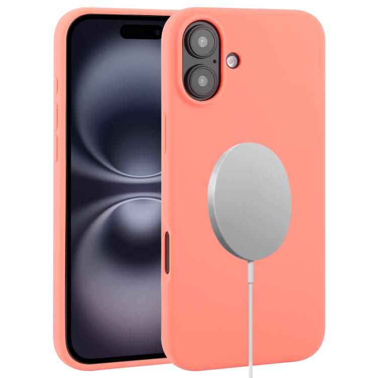 Liquid Silicone Full Coverage MagSafe Phone Case, For iPhone 16 Pro
