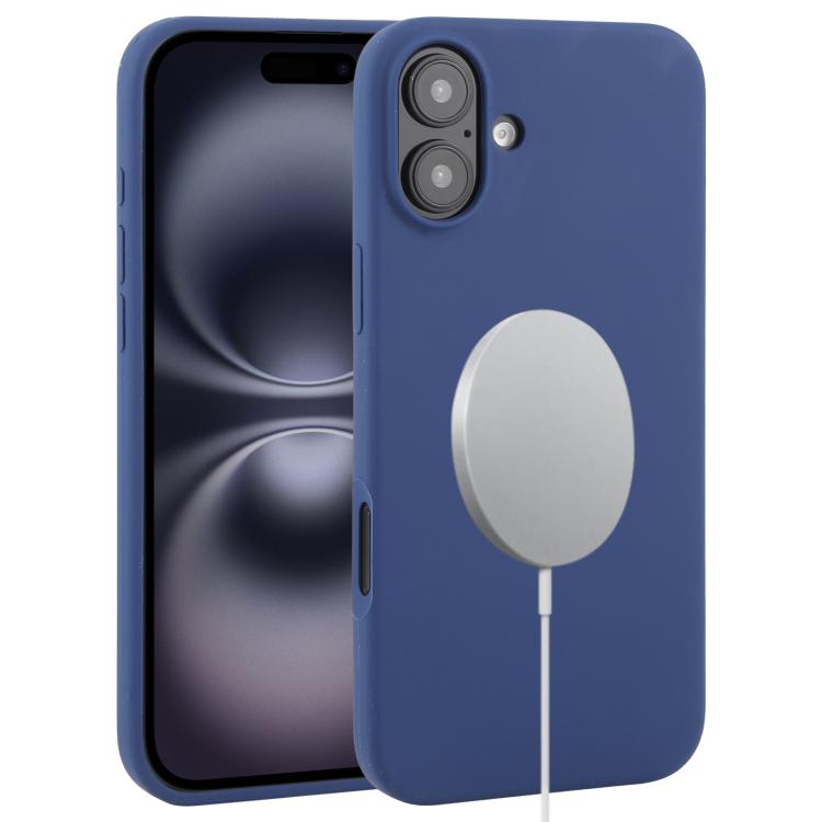 Liquid Silicone Full Coverage MagSafe Phone Case, For iPhone 16 Pro