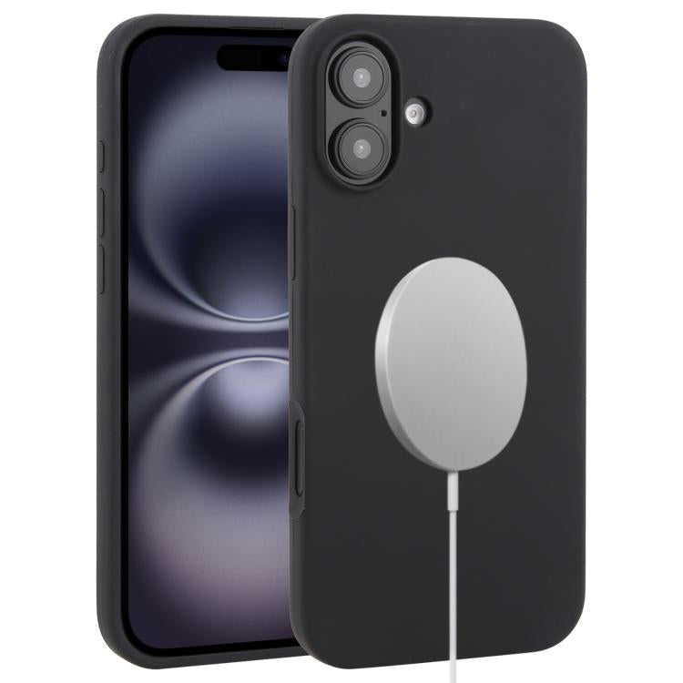 Liquid Silicone Full Coverage MagSafe Phone Case, For iPhone 16 Pro