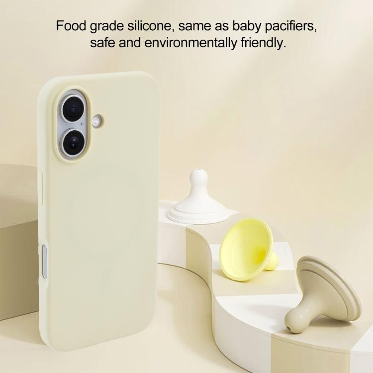 Liquid Silicone Full Coverage MagSafe Phone Case, For iPhone 16 Pro