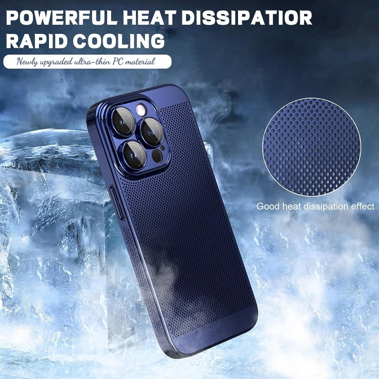 Fine Mesh Cooling Phone Case, For iPhone 15 Pro Max, For iPhone 15 Pro, For iPhone 15 Plus, For iPhone 15