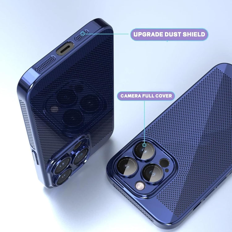 Fine Mesh Cooling Phone Case, For iPhone 14 Plus, For iPhone 14, For iPhone 14 Pro, For iPhone 14 Pro Max