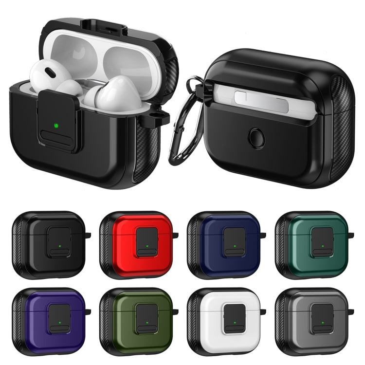 TPU + PC Wireless Earphones Case with Magnetic Switch, For AirPods 2 / 1