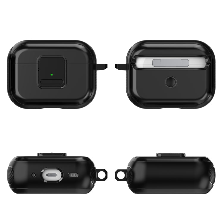 TPU + PC Wireless Earphones Case with Magnetic Switch, For AirPods Pro 2, For AirPods 3, For AirPods Pro