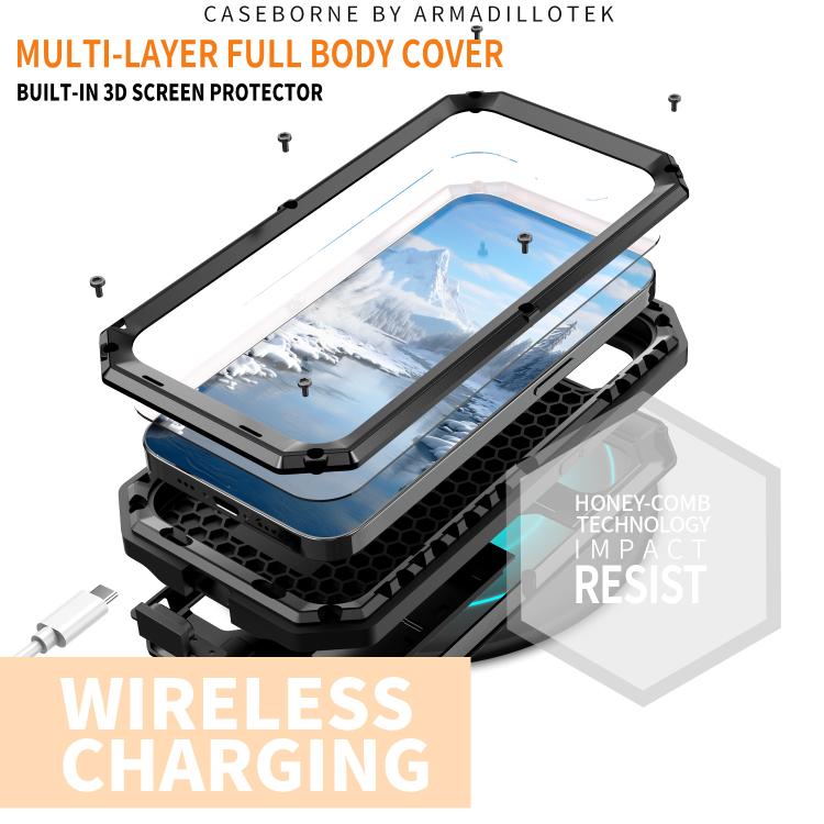 R-JUST Sliding Camera IP54 Life Waterproof Holder Phone Case