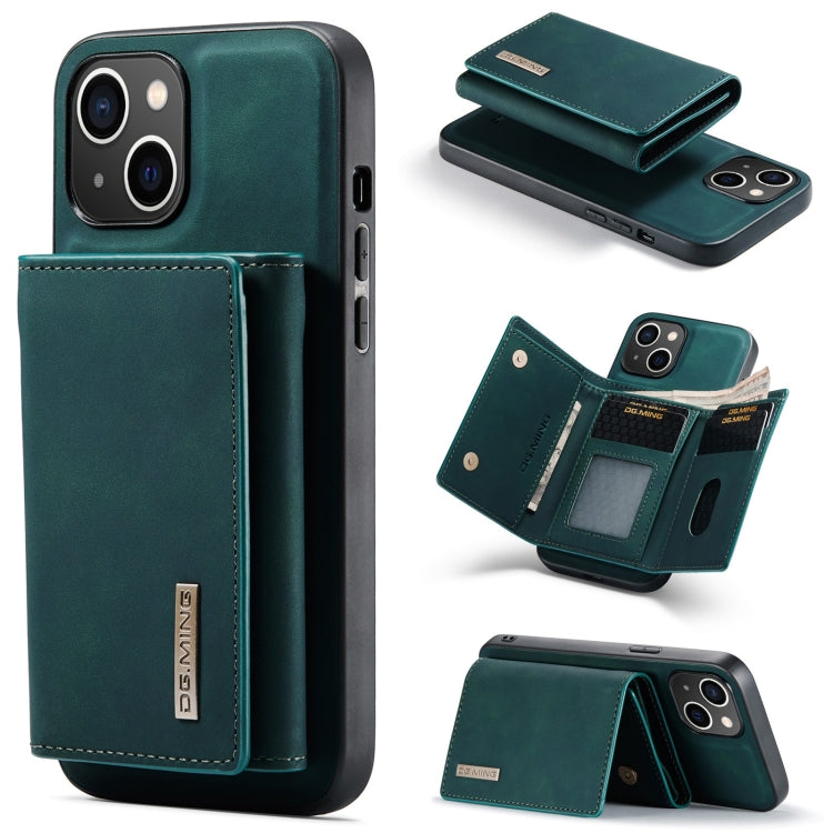 DG.MING M1 Series 3-Fold Multi Card Wallet Leather Phone Case, For iPhone 16, For iPhone 15 Pro Max, For iPhone 15 Pro, For iPhone 15 Plus