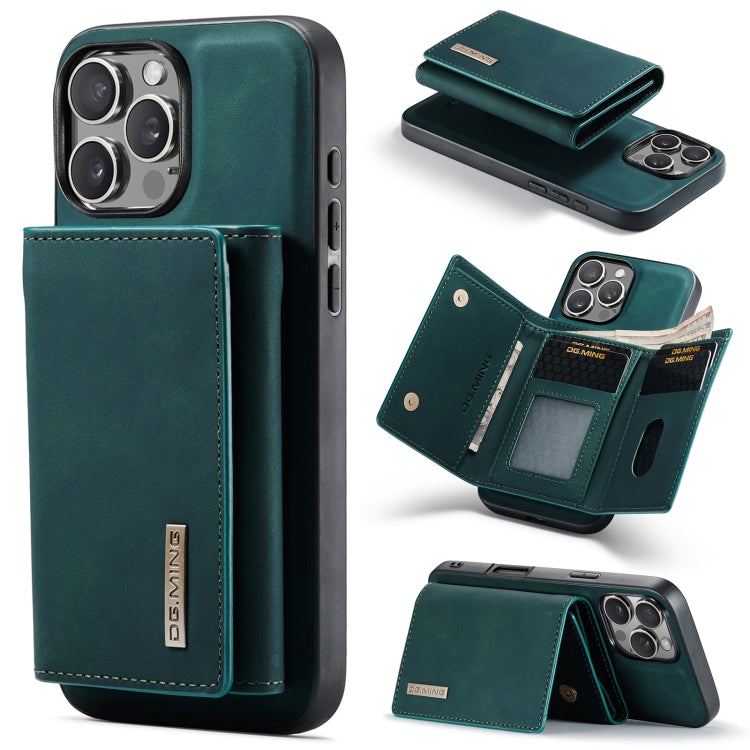 DG.MING M1 Series 3-Fold Multi Card Wallet Leather Phone Case, For iPhone 16e, For iPhone 16 Pro Max, For iPhone 16 Pro, For iPhone 16 Plus