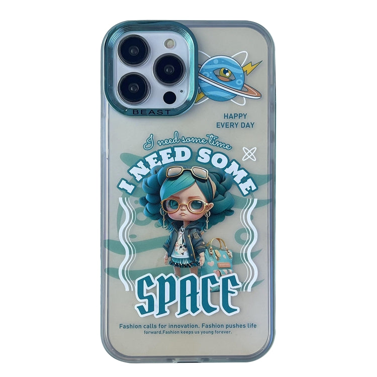 Aurora Series Painted Pattern Phone Case, For iPhone 14 Pro Max, For iPhone 15, For iPhone 13 Pro Max, For iPhone 13 Pro