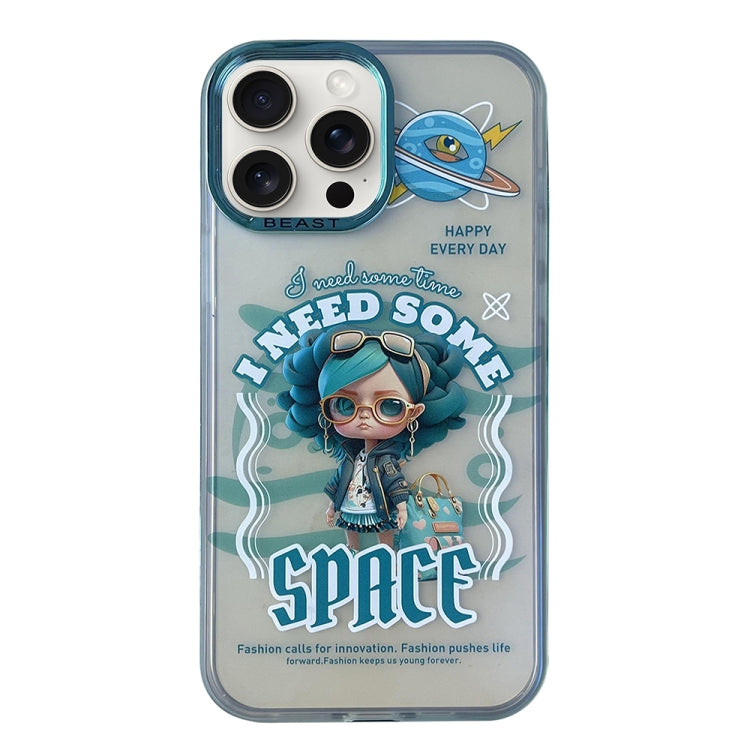Aurora Series Painted Pattern Phone Case, For iPhone 14, For iPhone 15 Pro Max, For iPhone 15 Pro, For iPhone 14 Pro
