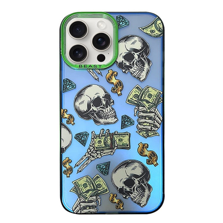 Aurora Series Painted Pattern Phone Case, For iPhone 14, For iPhone 15 Pro Max, For iPhone 15 Pro, For iPhone 14 Pro