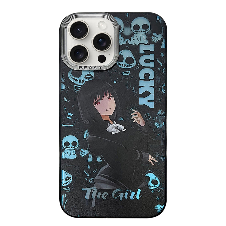 Aurora Series Painted Pattern Phone Case, For iPhone 14, For iPhone 15 Pro Max, For iPhone 15 Pro, For iPhone 14 Pro