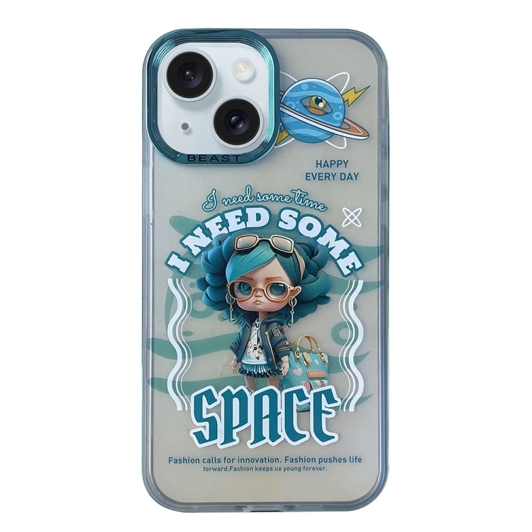 Aurora Series Painted Pattern Phone Case, For iPhone 14 Pro Max, For iPhone 15, For iPhone 13 Pro Max, For iPhone 13 Pro