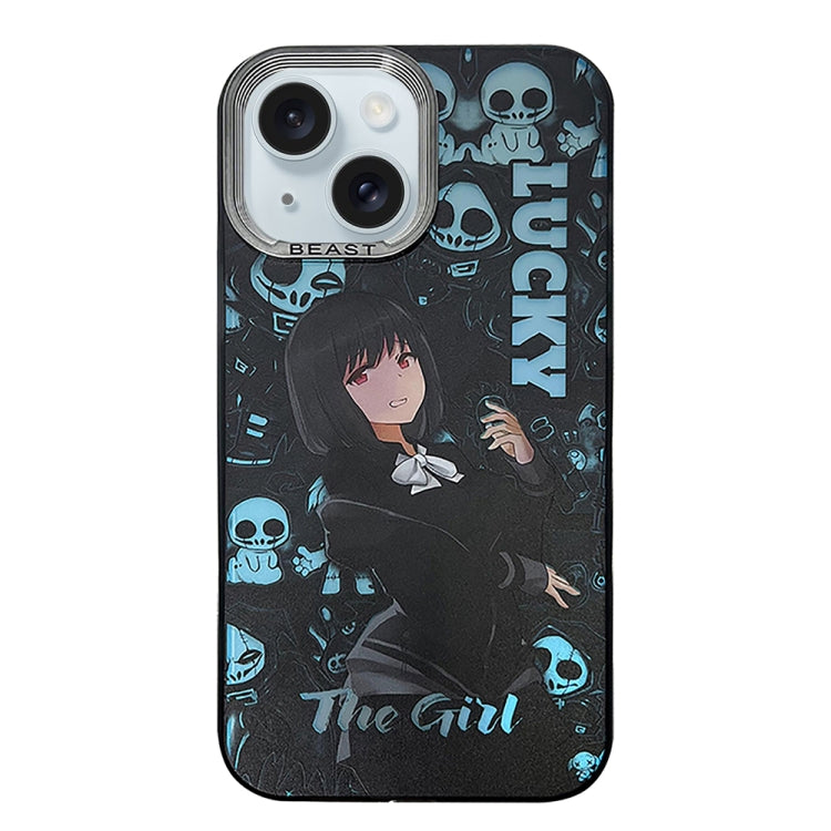 Aurora Series Painted Pattern Phone Case, For iPhone 14 Pro Max, For iPhone 15, For iPhone 13 Pro Max, For iPhone 13 Pro