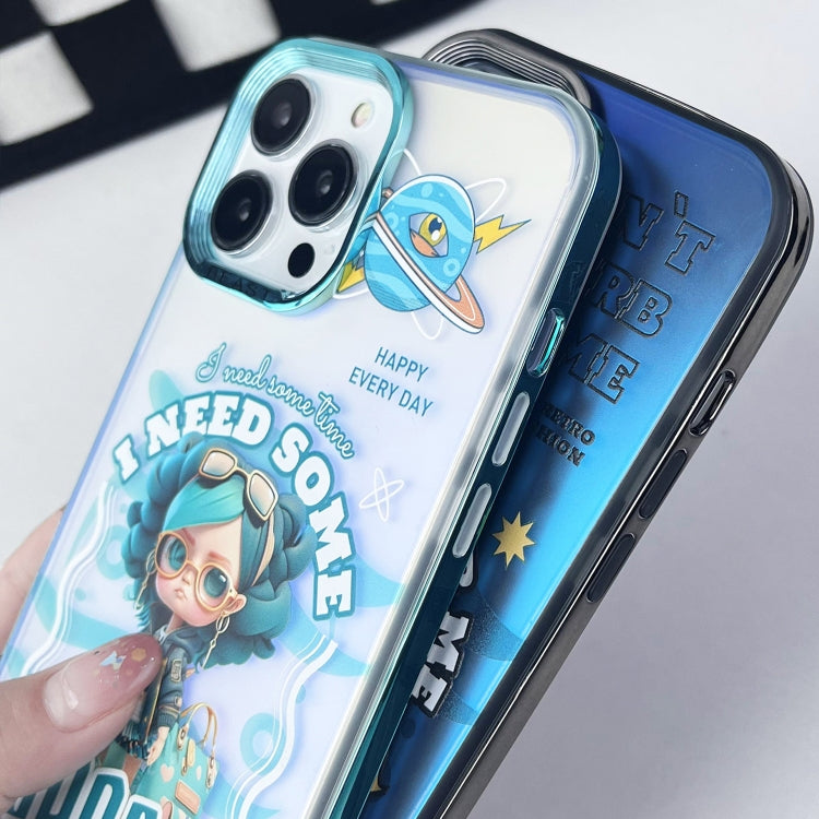 Aurora Series Painted Pattern Phone Case, For iPhone 14 Pro Max, For iPhone 15, For iPhone 13 Pro Max, For iPhone 13 Pro