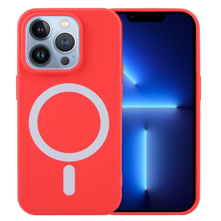 MagSafe Liquid Silicone Phone Case, For iPhone 14, For iPhone 14 Pro, For iPhone 14 Pro Max, For iPhone 13 Pro Max, For iPhone 13 Pro