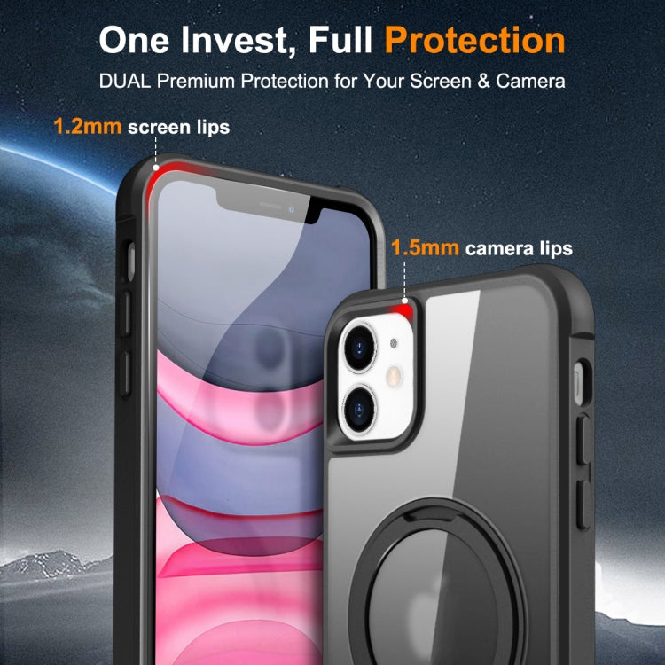 MagSafe Magnetic Rotating Holder Phone Case, For iPhone 11