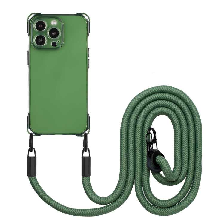 Four-corner Shockproof TPU Phone Case with Lanyard