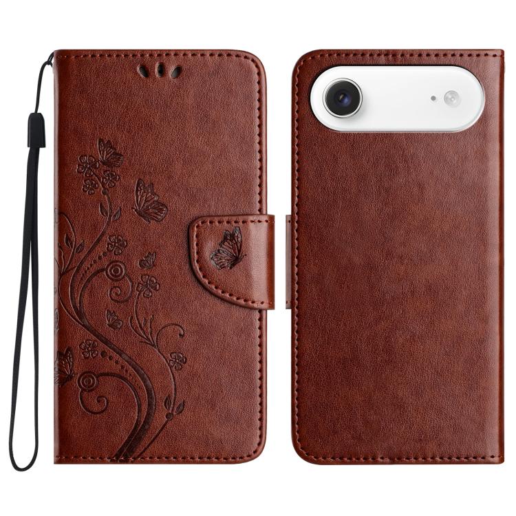 Butterfly Flower Pattern Flip Leather Phone Case, For iPhone 16 Plus, For iPhone 16, For iPhone 15 Pro Max