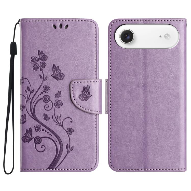 Butterfly Flower Pattern Flip Leather Phone Case, For iPhone 16 Plus, For iPhone 16, For iPhone 15 Pro Max