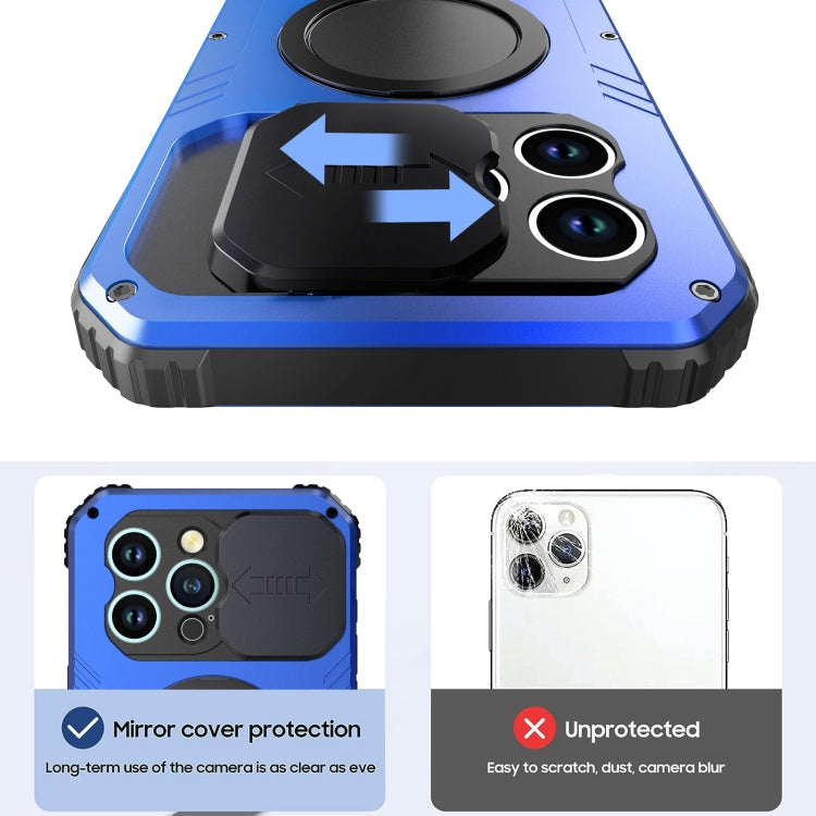 Camera Shield MagSafe Holder Life Waterproof Phone Case, For iPhone 15 Pro Max, For iPhone 15 Pro, For iPhone 15