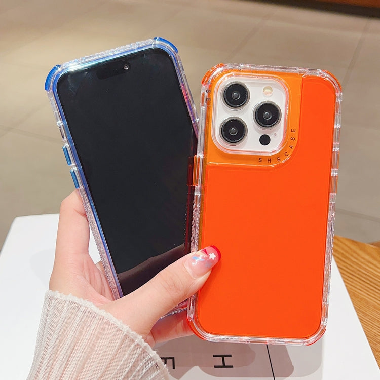 Dreamland 3 in 1 Clear Color Transparent Frame PC + TPU Phone Case, For iPhone 16 Pro Max, For iPhone 16 Pro, For iPhone 16 Plus, For iPhone 16