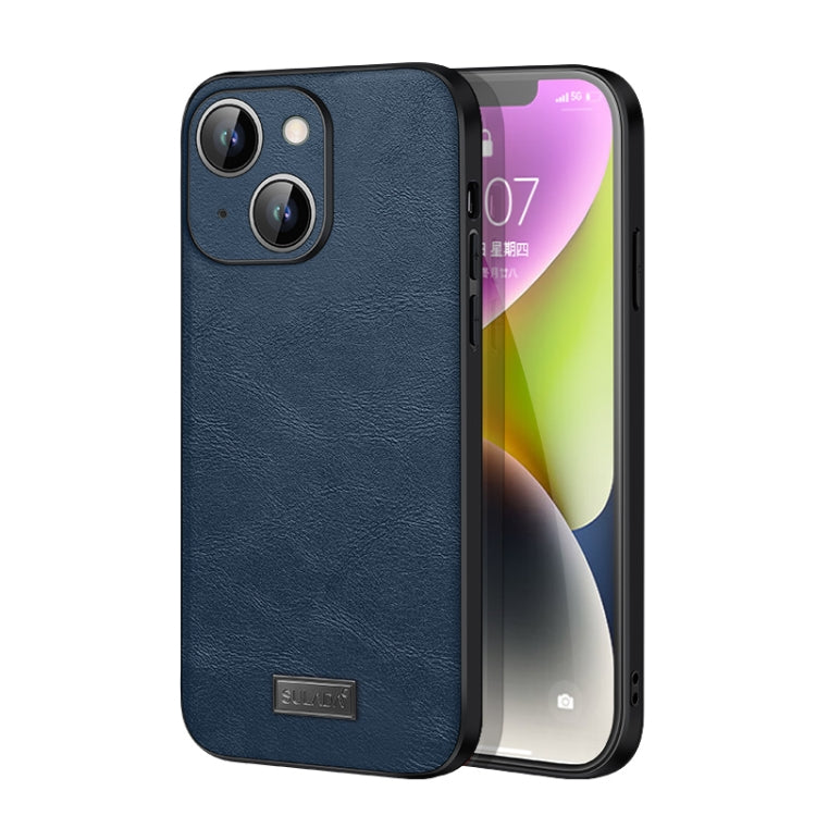 SULADA Shockproof TPU Hybrid Handmade Leather Phone Case, For iPhone 15 Pro Max, For iPhone 15 Pro, For iPhone 15 Plus, For iPhone 15