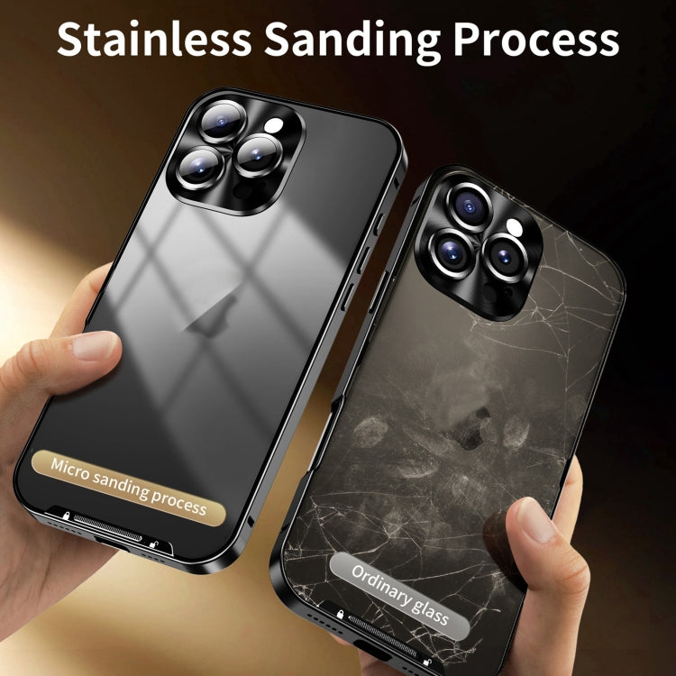 Frosted Metal Phone Case, For iPhone 16 Pro Max, For iPhone 16 Pro, For iPhone 16, For iPhone 15 Pro Max