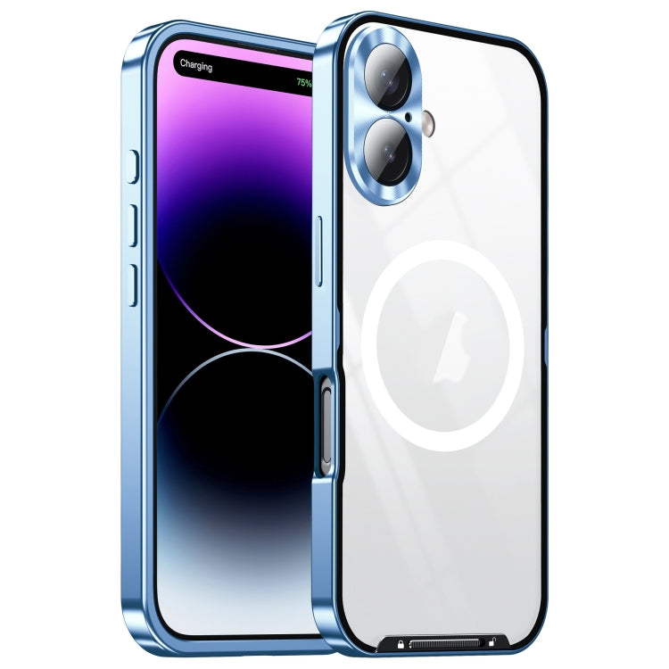 Frosted MagSafe Magnetic Metal Phone Case, For iPhone 16 Pro Max, For iPhone 16 Pro, For iPhone 16, For iPhone 15 Pro Max