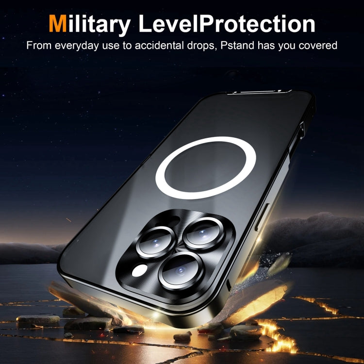 Frosted MagSafe Magnetic Metal Phone Case, For iPhone 16 Pro Max, For iPhone 16 Pro, For iPhone 16, For iPhone 15 Pro Max