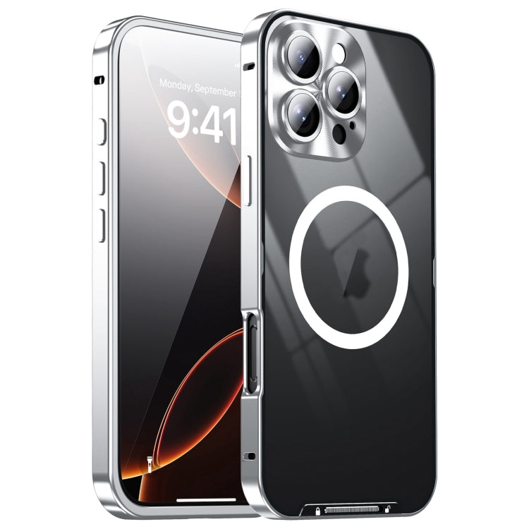 Frosted MagSafe Magnetic Metal Phone Case, For iPhone 16 Pro Max, For iPhone 16 Pro, For iPhone 16, For iPhone 15 Pro Max