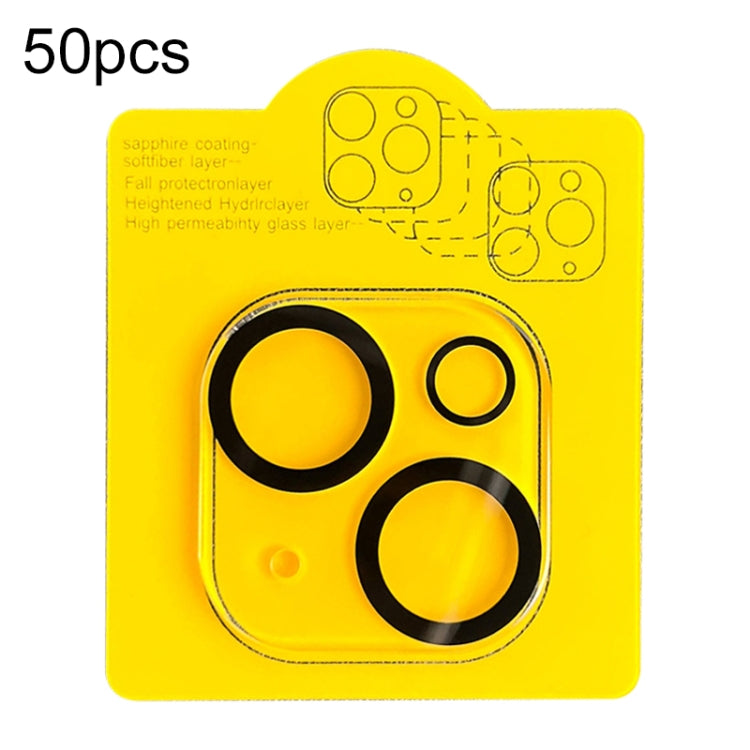 50pcs Tempered Glass Back Camera Film, For iPhone 17 / 16 / 16 Plus, For iPhone 16 Pro Max / 16 Pro, For iPhone 15 Pro / 15 Pro Max, For iPhone 15 / 15 Plus