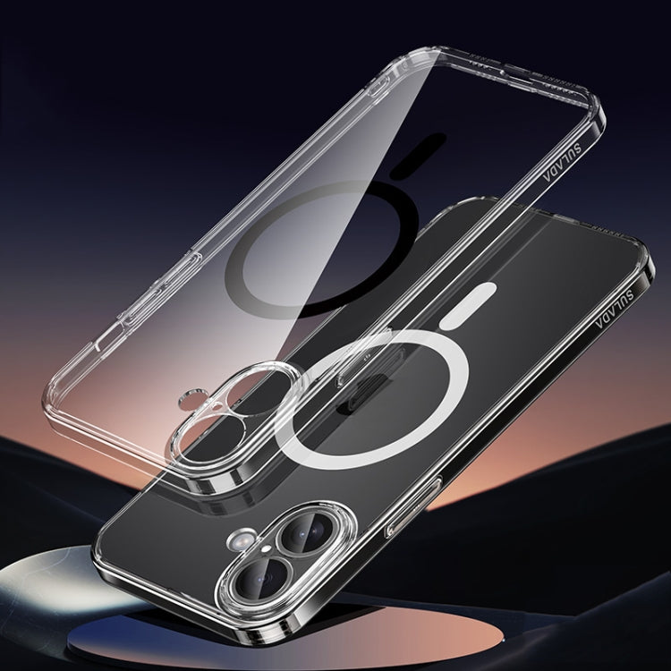 SULADA Jingpin Series MagSafe All-inclusive Lens Electroplated TPU Phone Case, For iPhone 16 Pro Max, For iPhone 16 Pro, For iPhone 16 Plus, For iPhone 16, For iPhone 15 Pro Max, For iPhone 15 Pro, For iPhone 15 Plus, For iPhone 15