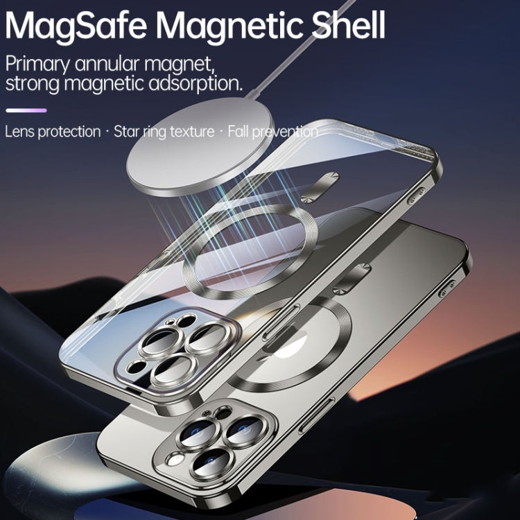 SULADA MagSafe Plating TPU Shockproof Phone Soft Case, For iPhone 15 Pro Max, For iPhone 15 Pro, For iPhone 15 Plus