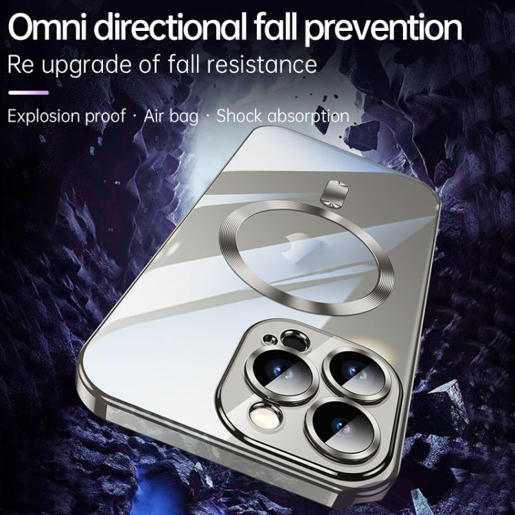 SULADA MagSafe Plating TPU Shockproof Phone Soft Case, For iPhone 15 Pro Max, For iPhone 15 Pro, For iPhone 15 Plus