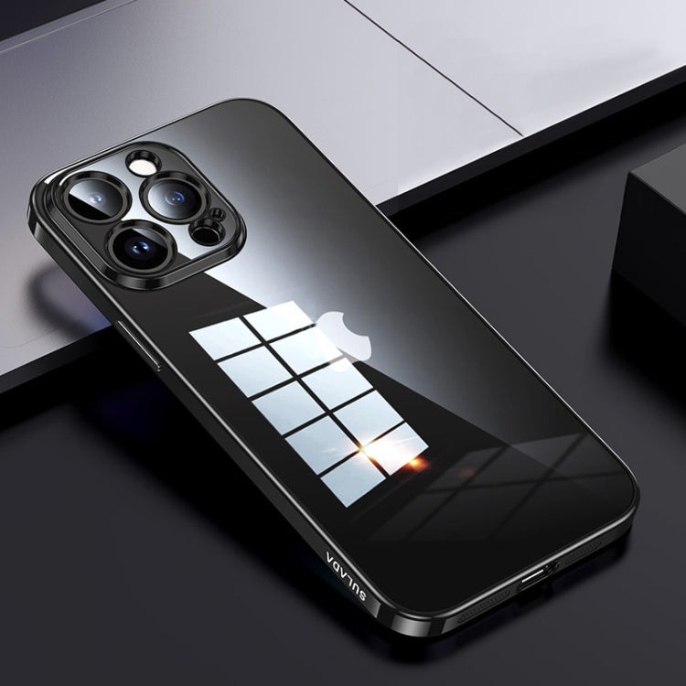 SULADA Shine Through Series Plating TPU Transparent Phone Case, For iPhone 15 Pro Max, For iPhone 15 Pro, For iPhone 15 Plus