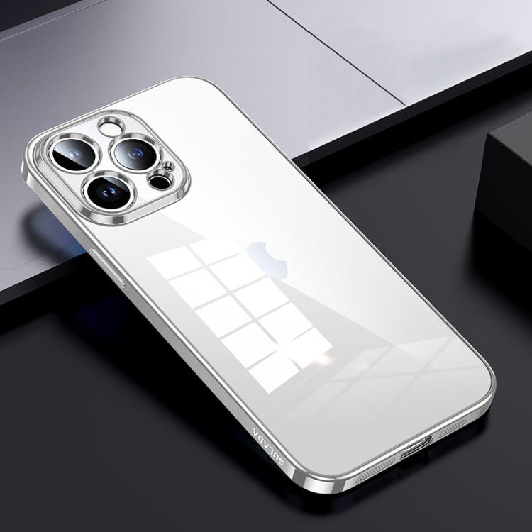SULADA Shine Through Series Plating TPU Transparent Phone Case, For iPhone 15 Pro Max, For iPhone 15 Pro, For iPhone 15 Plus