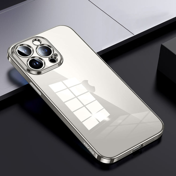 SULADA Shine Through Series Plating TPU Transparent Phone Case, For iPhone 15 Pro Max, For iPhone 15 Pro, For iPhone 15 Plus