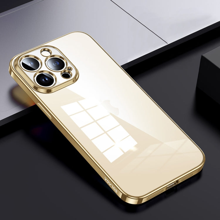 SULADA Shine Through Series Plating TPU Transparent Phone Case, For iPhone 15 Pro Max, For iPhone 15 Pro, For iPhone 15 Plus