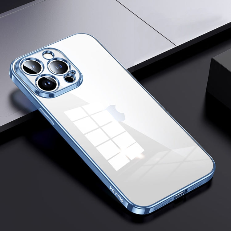 SULADA Shine Through Series Plating TPU Transparent Phone Case, For iPhone 15 Pro Max, For iPhone 15 Pro, For iPhone 15 Plus