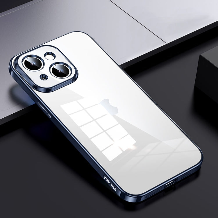 SULADA Shine Through Series Plating TPU Transparent Phone Case, For iPhone 15 Pro Max, For iPhone 15 Pro, For iPhone 15 Plus