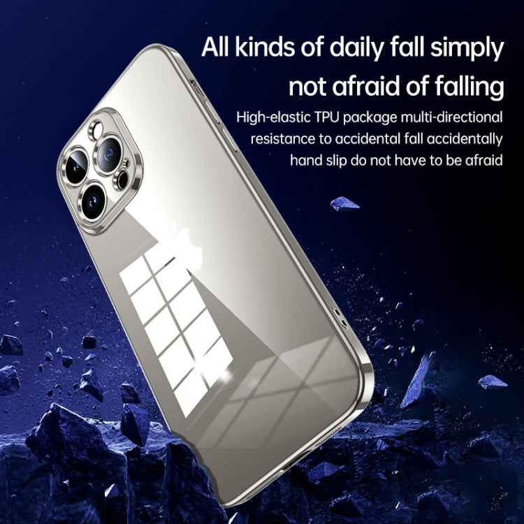 SULADA Shine Through Series Plating TPU Transparent Phone Case, For iPhone 15 Pro Max, For iPhone 15 Pro, For iPhone 15 Plus