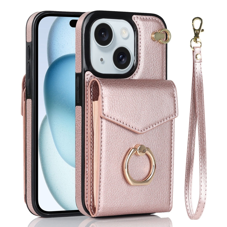 Ring Holder RFID Card Slot Phone Case, For iPhone 15
